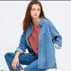 Uniqlo Denim Shirt Jacket - Small